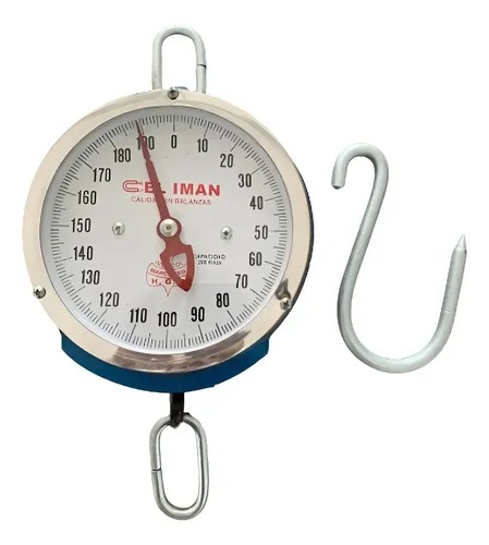Báscula colgante mecánica de gancho 200 kg
