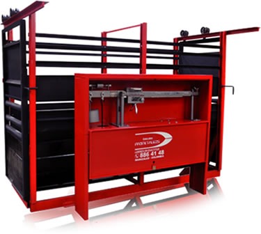 Báscula ganadera mecánica